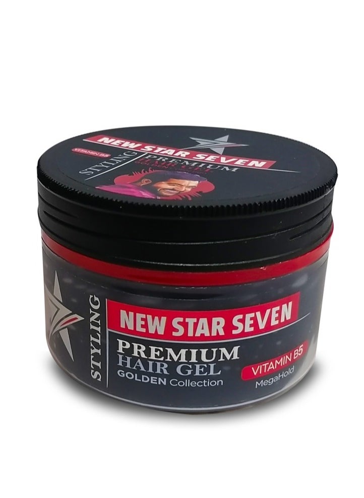 OVANZA - Hair Gel NEW STAR 7 Black 250 ML Permium - Image 1