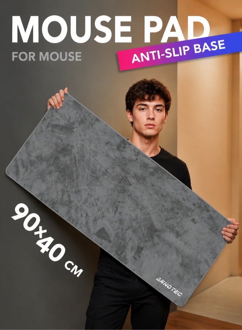 ARNOTEC XXL Gaming Mouse Pad 400×900×3mm – Large Extended Waterproof Mouse Mat with Smooth Surface & Non-Slip Rubber Base for Keyboard & Desktop - Image 2