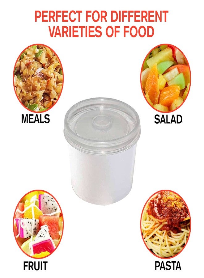 Smygoods 12oz Paper Soup Containers With Lids, Disposable Soup Bowls With Lids, 50 Count, - Image 4