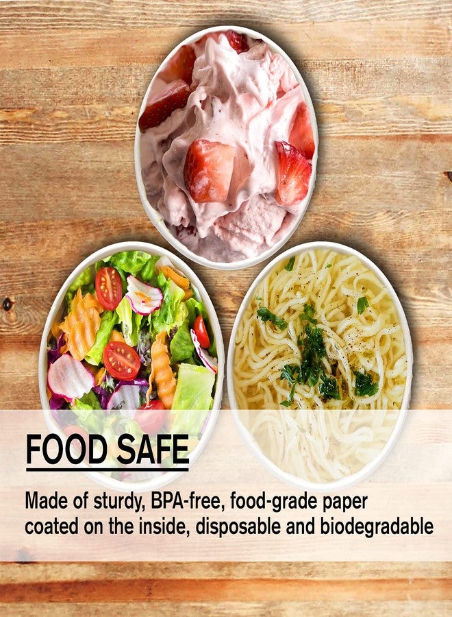 Smygoods 12oz Paper Soup Containers With Lids, Disposable Soup Bowls With Lids, 50 Count, - Image 5