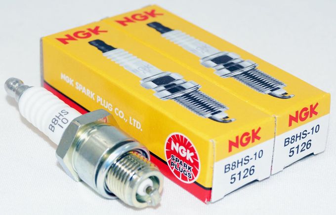 NGK SPARK PLUG SET NGK 708.14.90 B8HS-10 5126 Set 2 piece - Image 1
