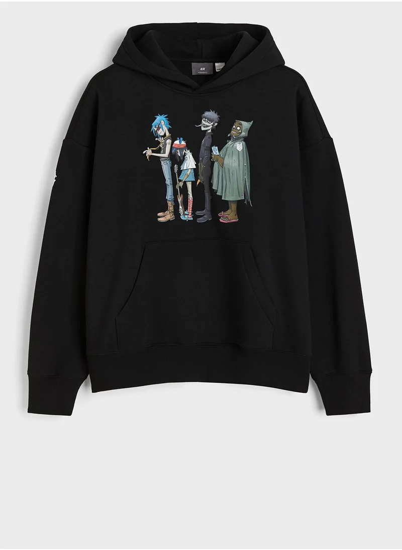 H&M Gorillaz Oversized Hoodie” please