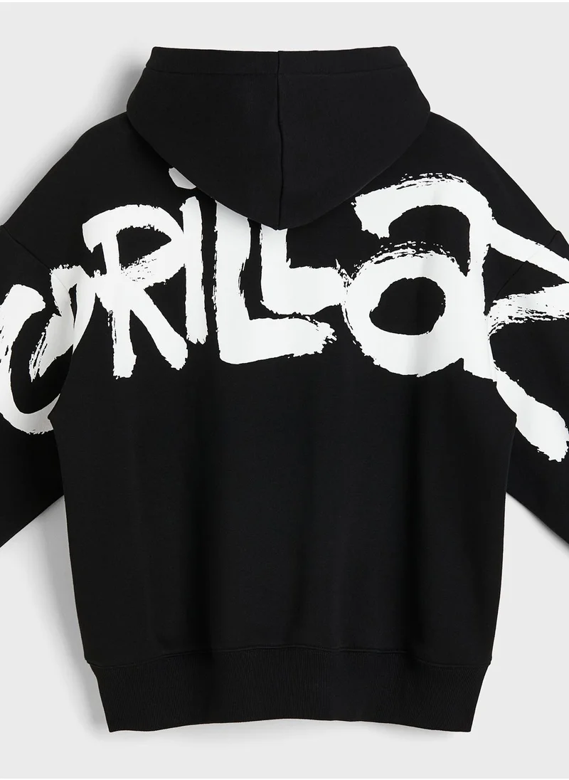 H&M Gorillaz Oversized Hoodie” please