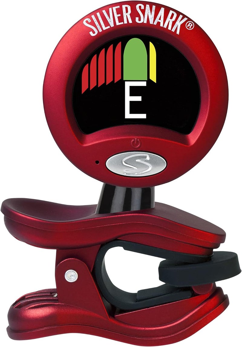 SNARK Silver Chromatic Tuner, Red (SIL-RED) - Image 1