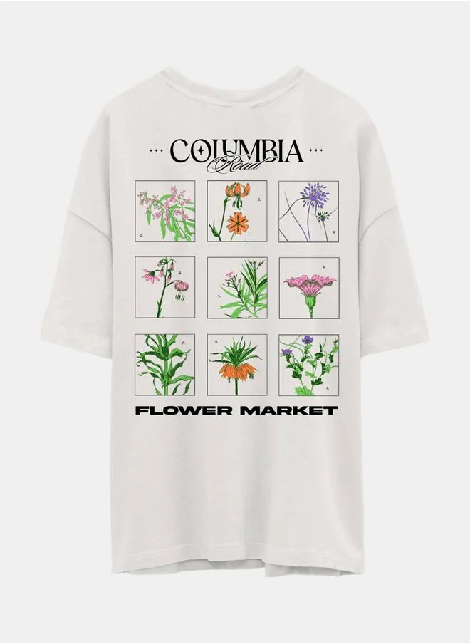 JACK & JONES Colombia Graphic Print Crew Neck T-Shirt