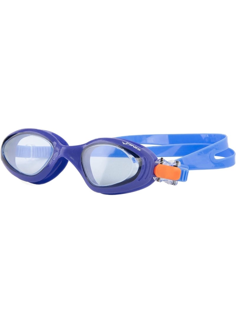 FINIS Betta Swim Goggles for Kids - Ages 5-10 - UV Protection - Anti-Fog Lenses - Soft Silicone Fit - Blue - Image 1
