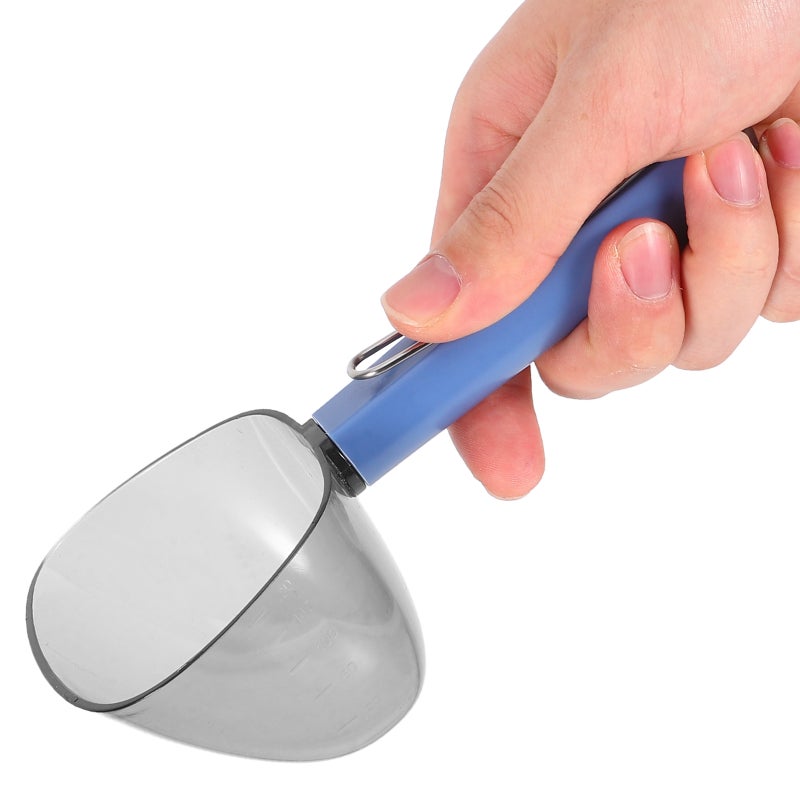 Pet Food Scoop With Stainless Steel Sealing Clip For Food Ergonomic Pet Treat Spoon For Pet Feeding Dog Food Scoop For Keeping Food - Image 4