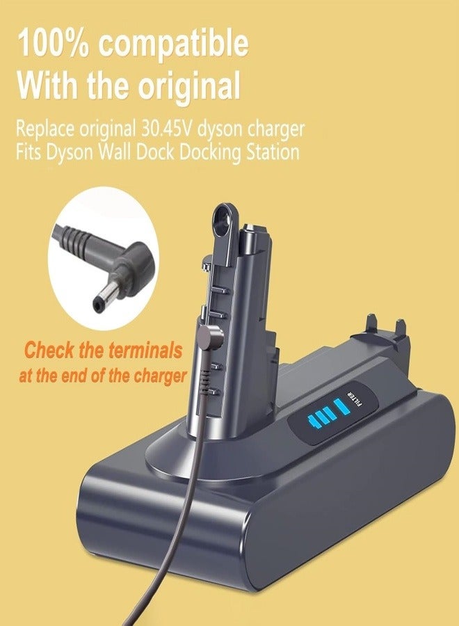 Flyview 30.45V Charger Compatible with Dyson V10 V11 V12 V15 SV11 SV12 SV14 SV15 SV20 SV22 Cordless handheld vacuums - Image 3
