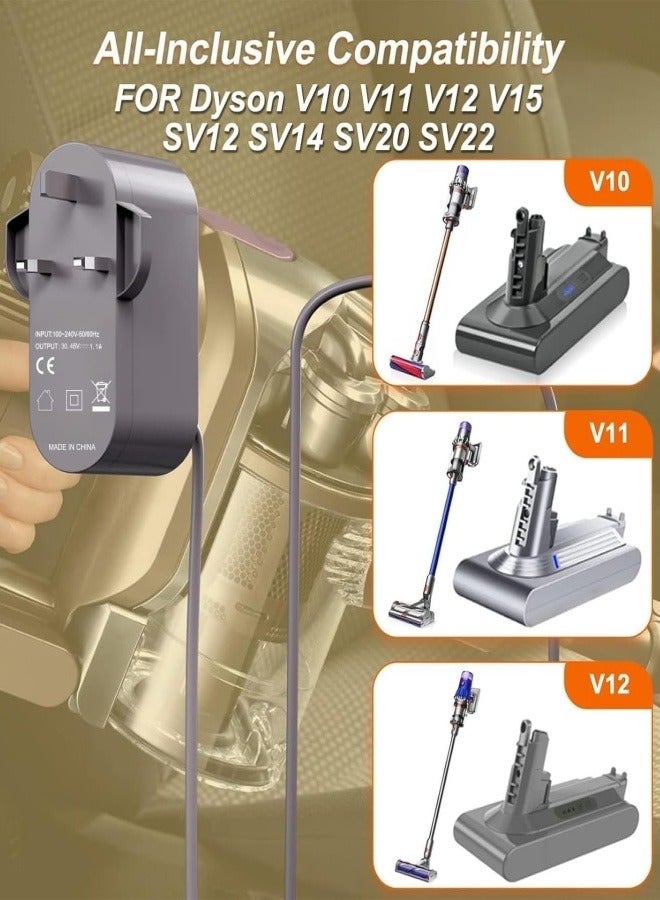 Flyview 30.45V Charger Compatible with Dyson V10 V11 V12 V15 SV11 SV12 SV14 SV15 SV20 SV22 Cordless handheld vacuums - Image 2