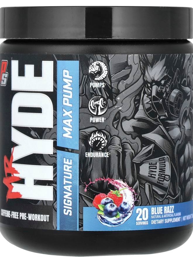 مضخة ماكس بري ووركوت كافيين فري بلو راز 7.9 أونصة (224 جرام)