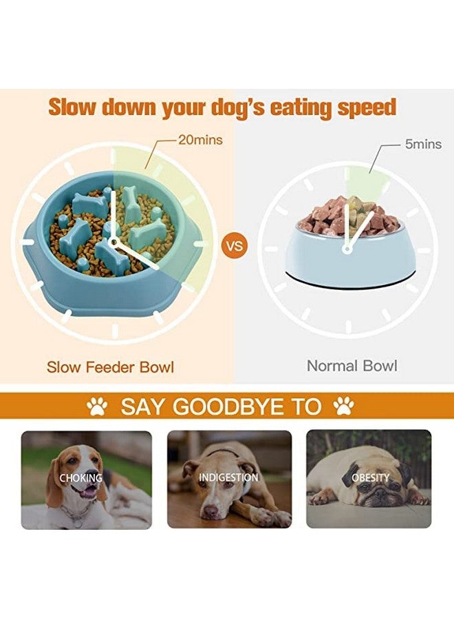 Anti-Chocking Slow Feeding Dog Bowl, Interactive Bloat Stop Bowl Dishes Non-Slide Dog Lick Treat Bowl | Dog Puzzle Bowl (Color As Per Available) - Image 3
