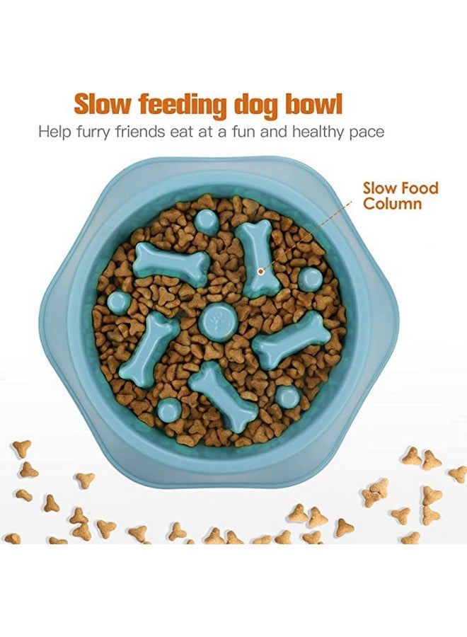 Anti-Chocking Slow Feeding Dog Bowl, Interactive Bloat Stop Bowl Dishes Non-Slide Dog Lick Treat Bowl | Dog Puzzle Bowl (Color As Per Available) - Image 4