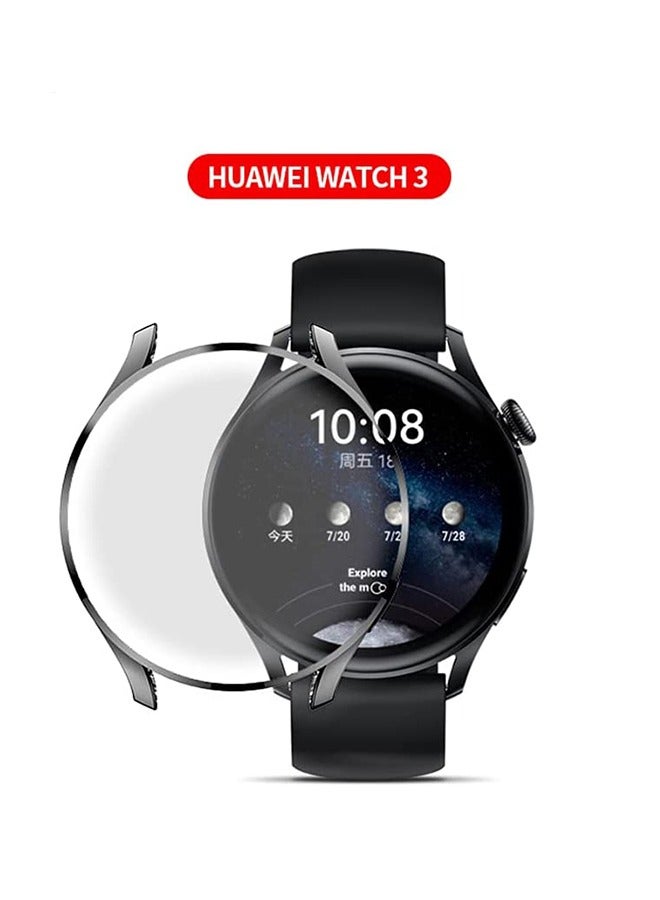 فينسوك هواوي ووتش 3 برو 48mm TPU الأحمر مع مجموعة كاملة من الحماية - Image 4