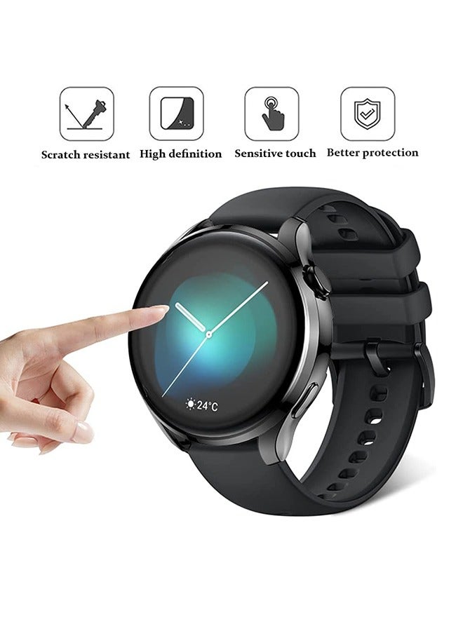 فينسوك هواوي ووتش 3 برو 48mm TPU الأحمر مع مجموعة كاملة من الحماية - Image 3