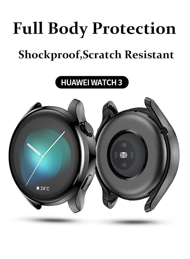 فينسوك هواوي ووتش 3 برو 48mm TPU الأحمر مع مجموعة كاملة من الحماية - Image 2