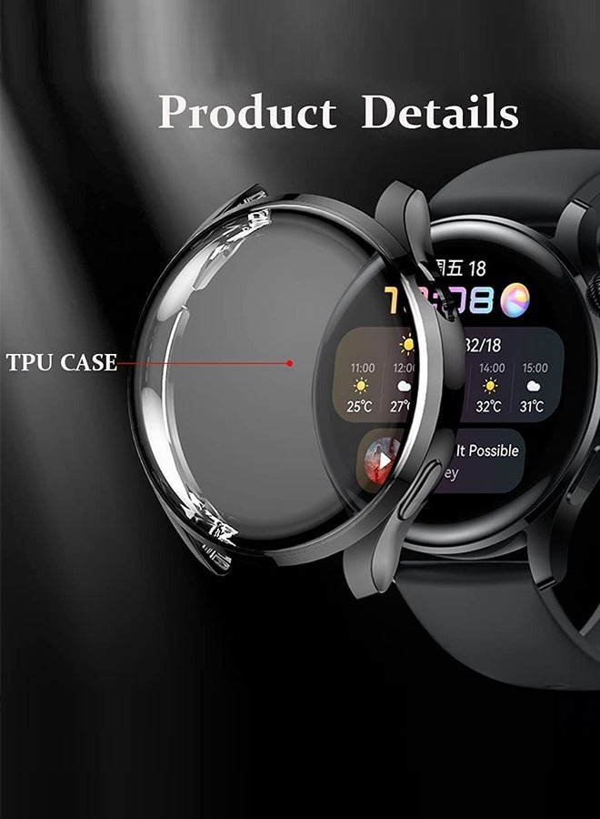 فينسوك هواوي ووتش 3 برو 48mm TPU الأحمر مع مجموعة كاملة من الحماية - Image 5