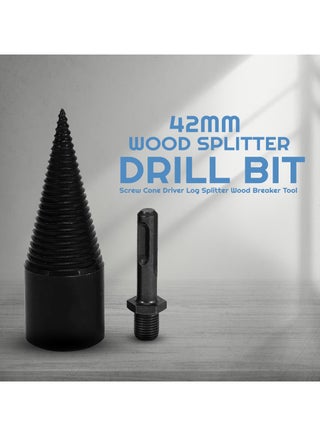 Wood Splitter Firewood Drill Bit Screw Cone Driver Log Splitter Wood Breaker Tool for Drill 42mm - pzsku/Z75F4FC8B7DB126F6D078Z/45/_/1706069730/4eee0a8b-2739-414f-93e0-491d86543d13