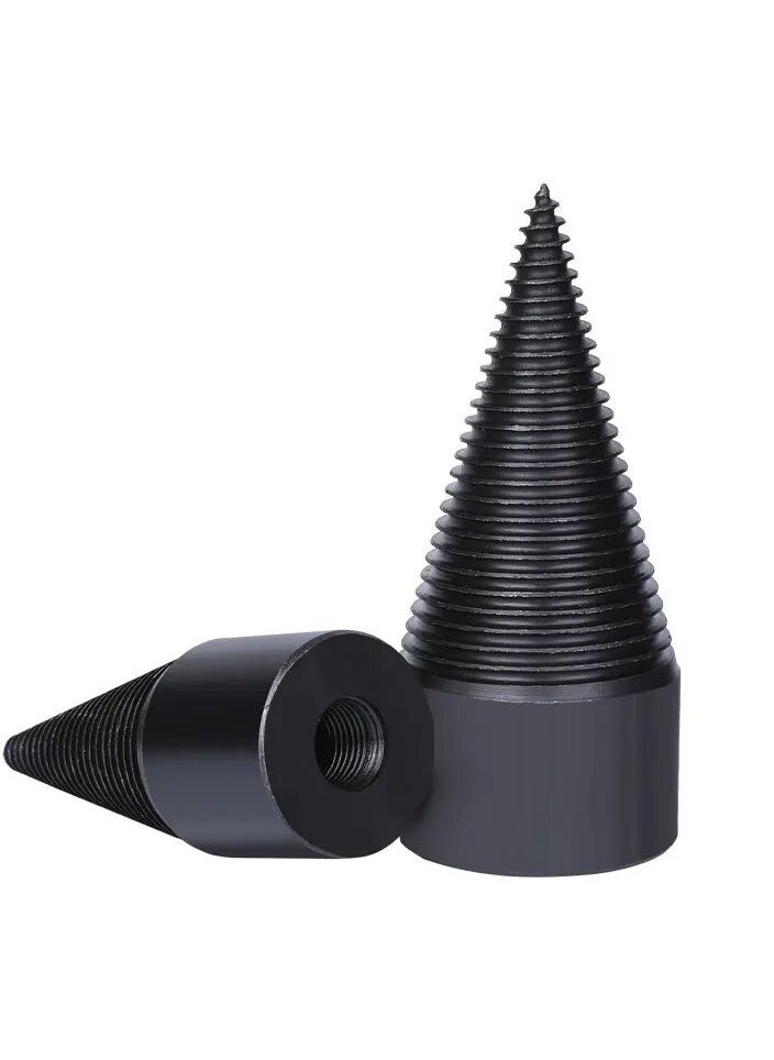 Generic - Wood Splitter Firewood Drill Bit Screw Cone Driver Log Splitter Wood Breaker Tool for Drill 42mm - Image 1