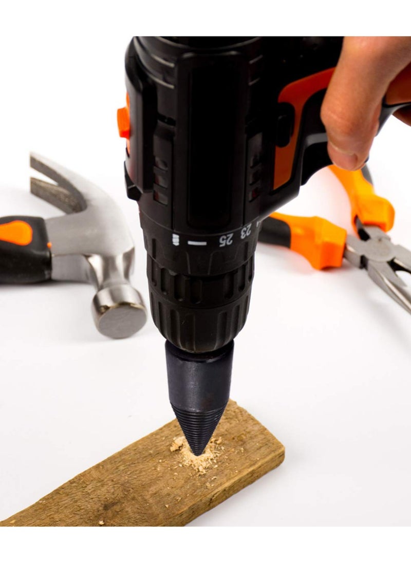 Generic - Wood Splitter Firewood Drill Bit Screw Cone Driver Log Splitter Wood Breaker Tool for Drill 42mm - Image 1