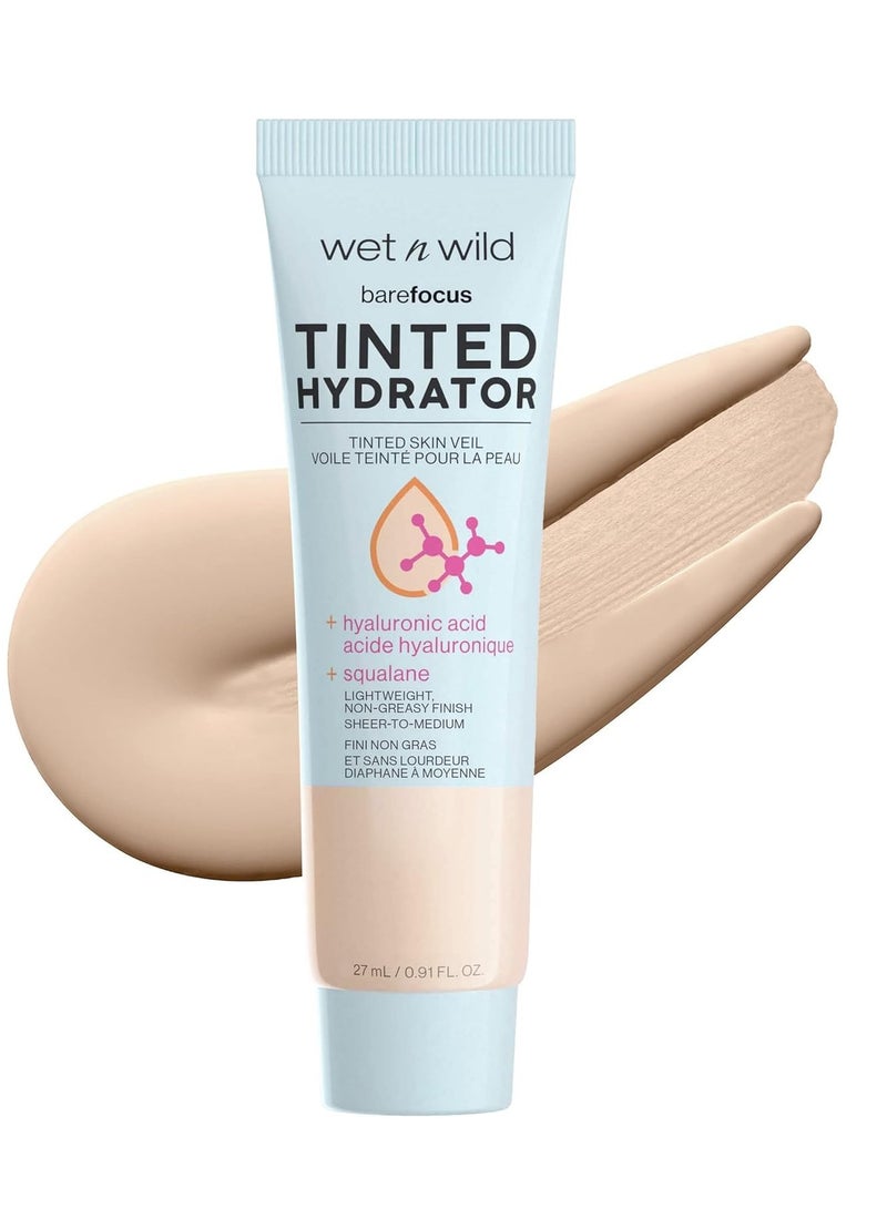 Wet N Wild wet n wild Bare Focus Tinted Hydrator Matte Finish, Light Medium, Oil-Free, Moisturizing Makeup | Hyaluronic Acid | Sheer To Medium Coverage - Image 1