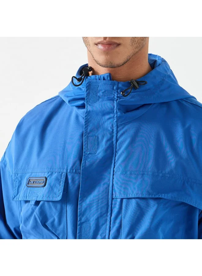 Lee Cooper Lee Cooper Solid Jacket with Hood and Pockets