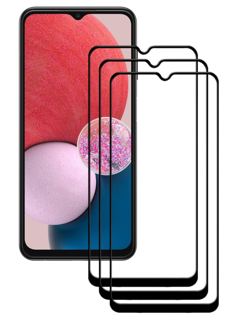 ACLIX 3 Pieces Antistatic ESD Dustproof Premium Quality High Definition Tempered Glass Screen Protector Designed For Samsung Galaxy A13 - Image 1