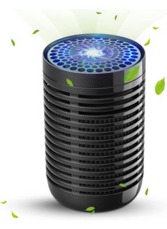 VHG Car Air Purifier HEPA Filter 3in1 Air Cleaner with Ionizer Compact Quiet Removes Odors Smoke Dust Pet Dander Ideal for Car Office and Small Spaces  - Image 1