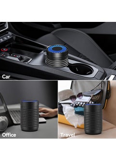 VHG Car Air Purifier HEPA Filter 3in1 Air Cleaner with Ionizer Compact Quiet Removes Odors Smoke Dust Pet Dander Ideal for Car Office and Small Spaces  - Image 5