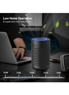 VHG Car Air Purifier HEPA Filter 3in1 Air Cleaner with Ionizer Compact Quiet Removes Odors Smoke Dust Pet Dander Ideal for Car Office and Small Spaces  - Image 4