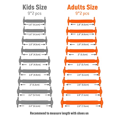 INMAKER No Tie Shoelaces for Kids and Adults, Elastic Shoelaces for Sneakers - Image 5