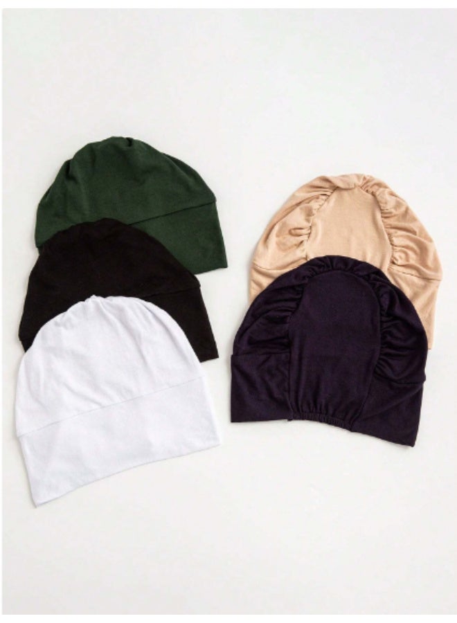 شي إن غطاء رأس داخلي نسائي مودال – لون مرن عالي المرونة – تحت الحجاب أو للرياضة - Image 2