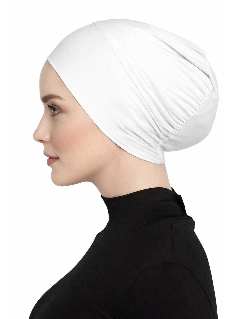 شي إن غطاء رأس داخلي نسائي مودال – لون مرن عالي المرونة – تحت الحجاب أو للرياضة - Image 1