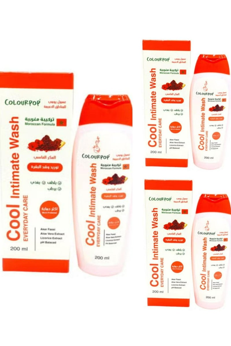 ColourPop Intimate Wash Aker Fassi 200 ML 3 Pcs