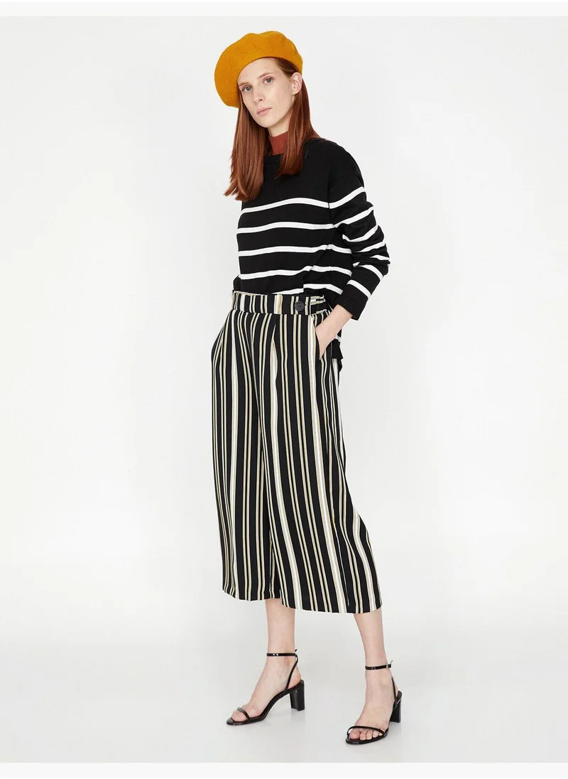 KOTON Striped Trousers