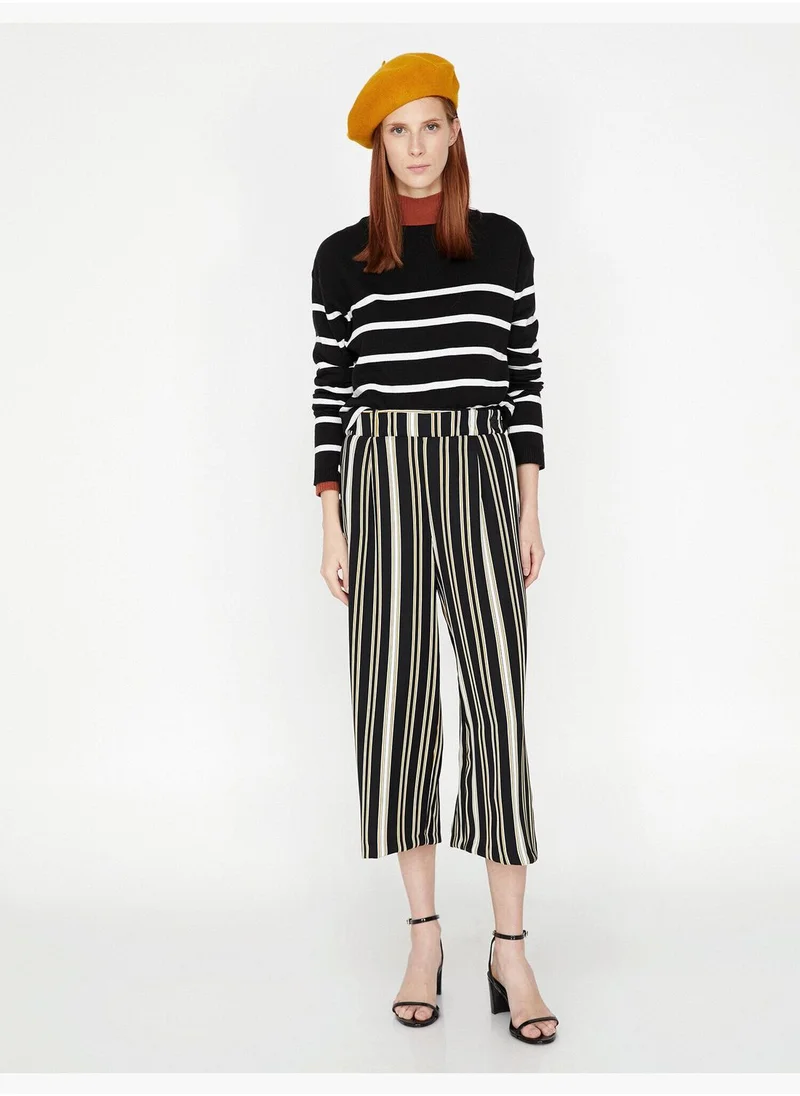 KOTON Striped Trousers