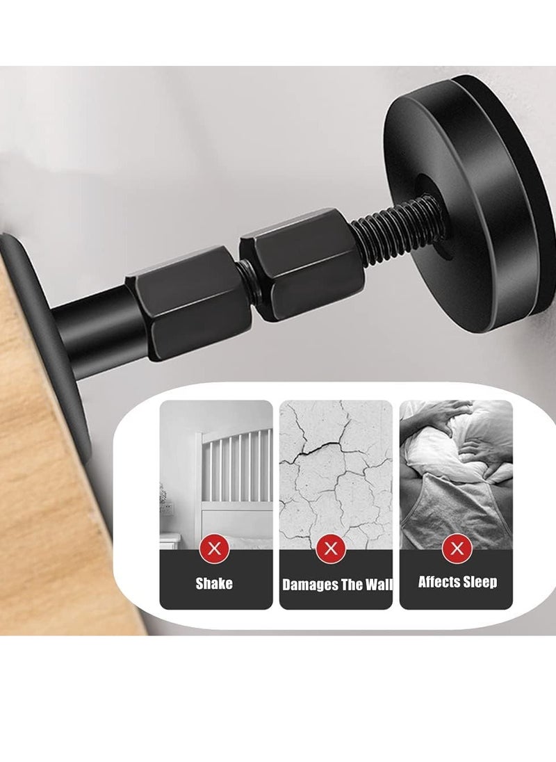 Bukela Adjustable Threaded Bed Frame Anti Shake Tool Bed Frame Anti Shake Fixer Headboard Stoppers,Bedside Anti Shake Tool for Beds Cabinets Sofas（47-64mm）4 Pcs  - Image 2