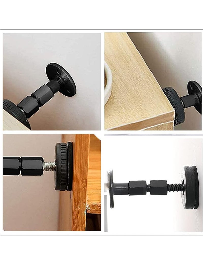 Bukela Adjustable Threaded Bed Frame Anti Shake Tool Bed Frame Anti Shake Fixer Headboard Stoppers,Bedside Anti Shake Tool for Beds Cabinets Sofas（47-64mm）4 Pcs  - Image 4
