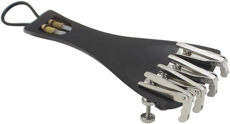 Dilwe 3 in 1 Violin Set, Violin Tailpiece & Tailpiece Rope & Tuners Kits Set for 4/3 4/4 Violin Replacement Part - Image 1