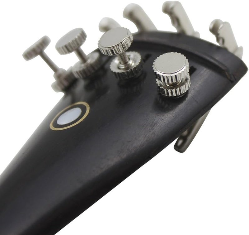 Dilwe 3 in 1 Violin Set, Violin Tailpiece & Tailpiece Rope & Tuners Kits Set for 4/3 4/4 Violin Replacement Part - Image 3