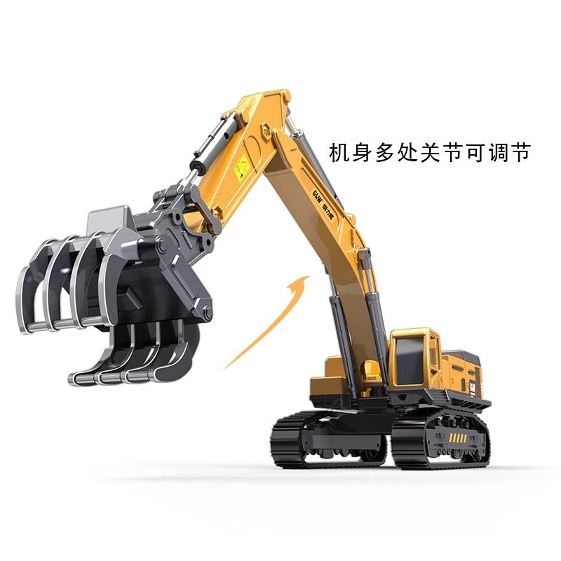 Alloy Die-Cast Construction Vehicle Toy Set - Image 4