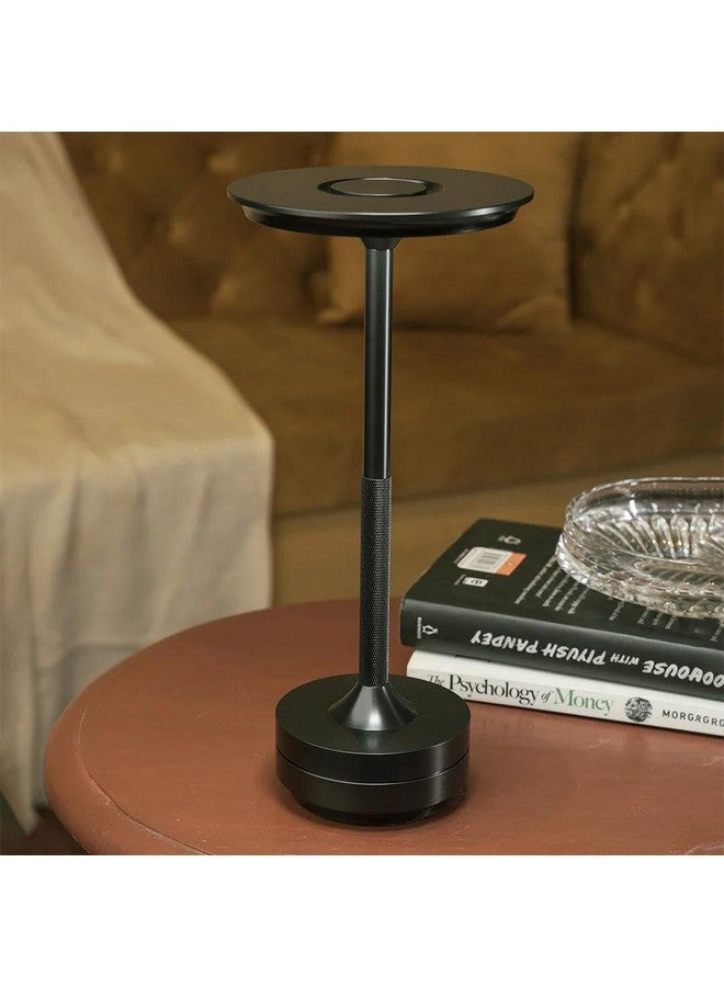 CHRONOS مصباح طاولة LED بدون سلك كرونوس أوريولا (ذهبي) - قابل لإعادة الشحن عبر USB مع تحكم باللمس قابل للتعتيم مع 3 ألوان ضوء قابلة للتعديل لمصباح الطاولة للفندق، المقهى، المطعم أو المنزل بجانب السرير، في المنتصف أو لتناول الطعام - Image 5