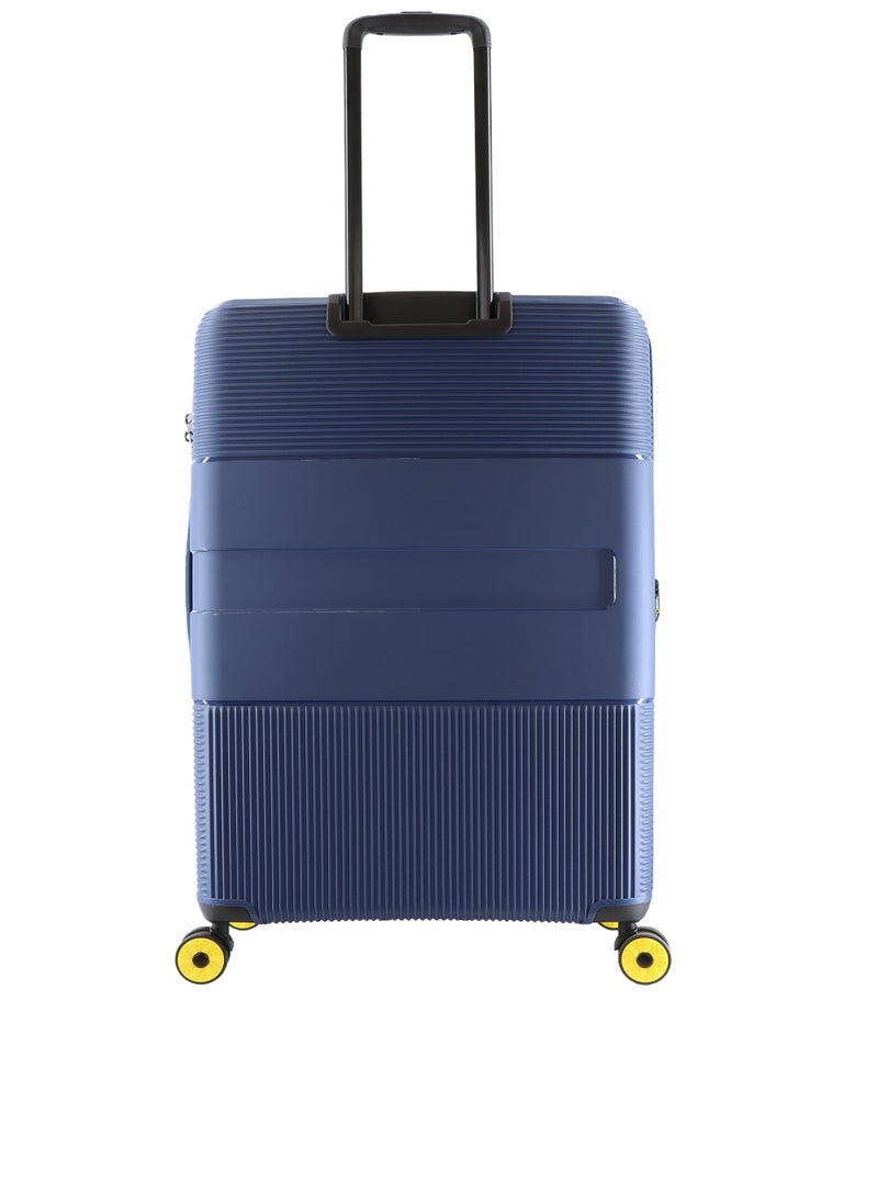 NATIONAL GEOGRAPHIC National Geographic Cavern Check-In Large PP Hardside Luggage Navy, Durable/ Unbreakable/ Lightweight/ Anit-theft Zipper/ 4 Double Wheel TSA Lock Suitcase Trolley Bag (71 cm/ 28 Inch).  - Image 3