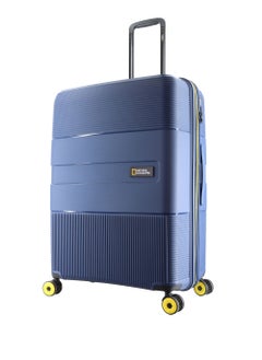 NATIONAL GEOGRAPHIC National Geographic Cavern Check-In Large PP Hardside Luggage Navy, Durable/ Unbreakable/ Lightweight/ Anit-theft Zipper/ 4 Double Wheel TSA Lock Suitcase Trolley Bag (71 cm/ 28 Inch).  - Image 2