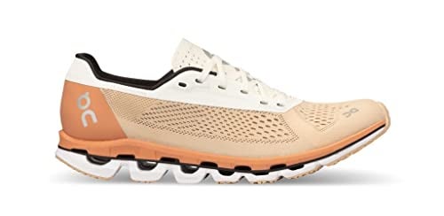 On Cloudboom 1 Women Shoes Size 7.5, Color: Savannah/White-Orange - Image 3