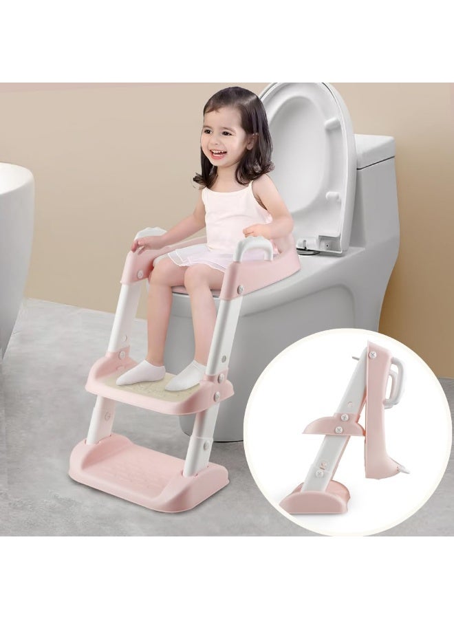 PandaEar Toilet Potty Training Seat with Step Stool Ladder - Image 1