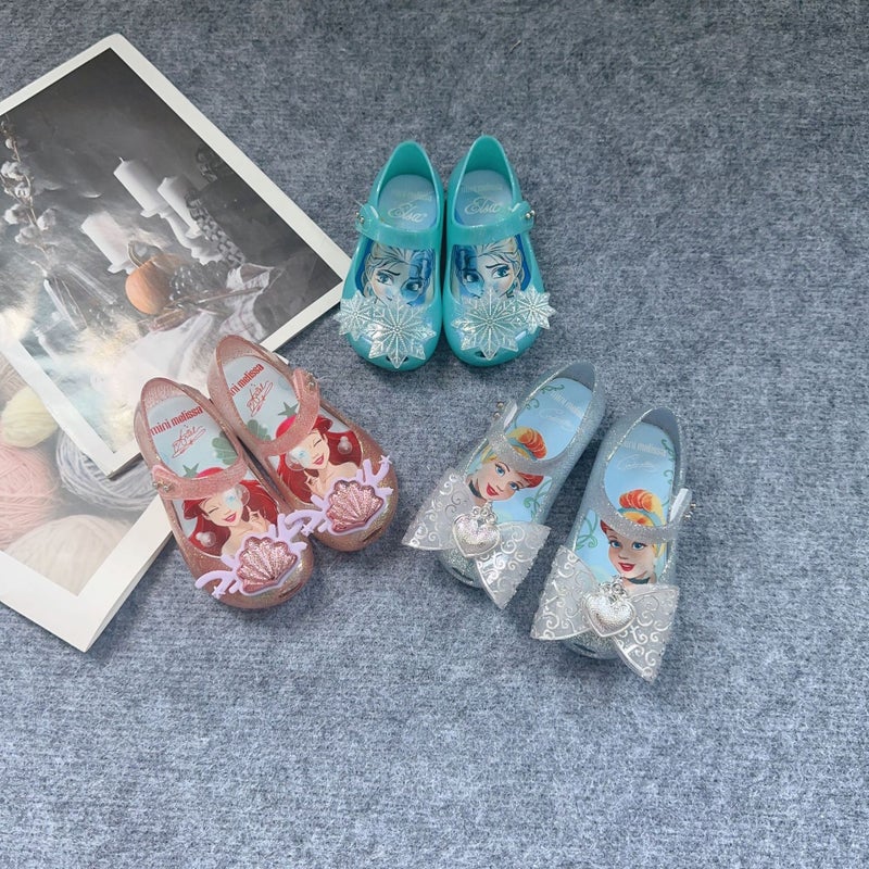 2024 Mei*Sha Children'S Fragrant Jelly Shoes Princess Bow Beach Shoes - Image 2