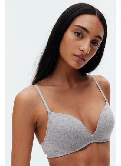 H&M Non-wired cotton push-up bra
