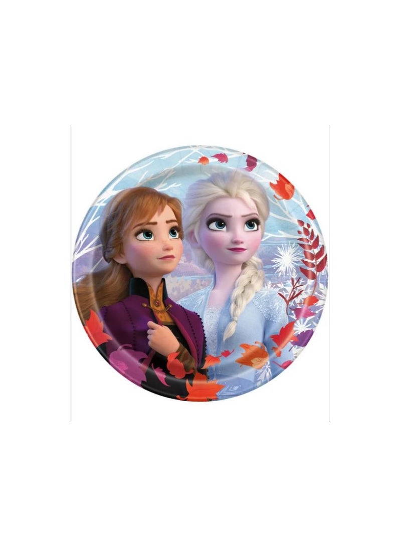 Frozen Tableware Birthday Party Decorations Paper Plates 5pcs - Image 2