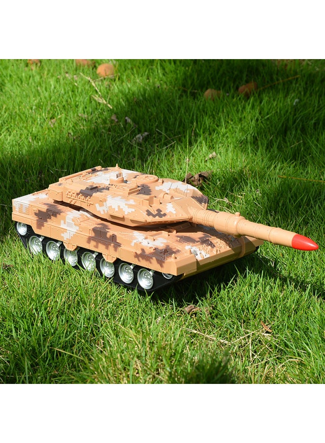 Loquat Hot Sale Remote Control Car Children's Toy Sound And Light Remote Control Tank Charging Launch Simulation Tank Wholesale-Color:German Tiger Army Blue - Image 4