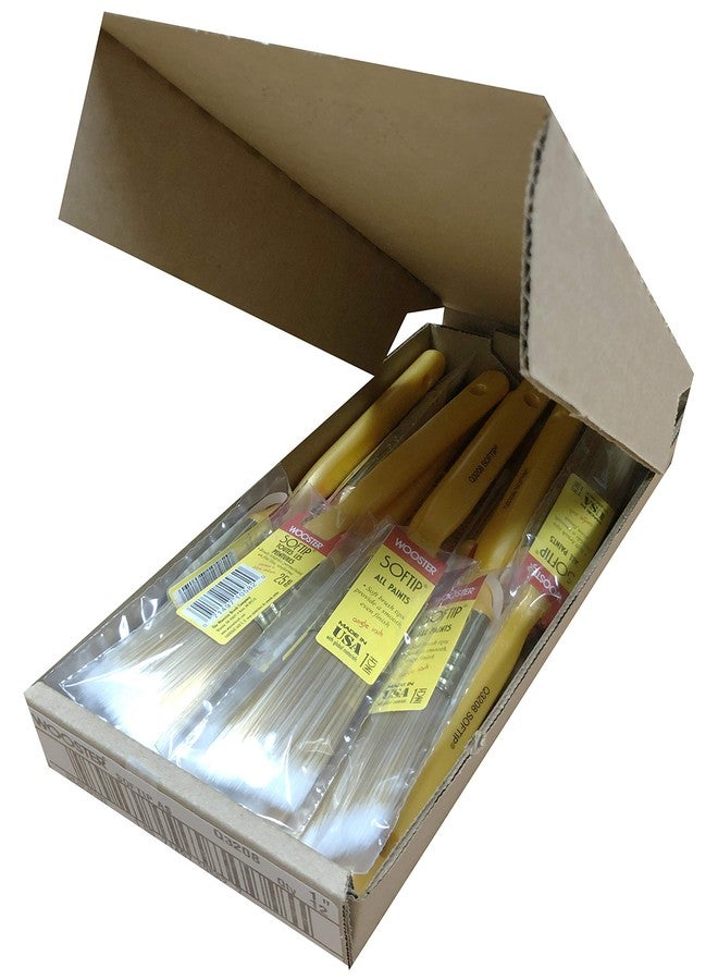 Wooster Brush Q3208-1 Softip Angle Sash Paintbrush, Pack of 12 - Image 1